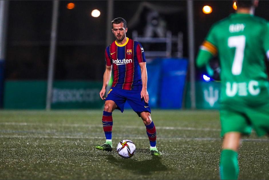 Miralem Pjanic fue uno de los jugadores del Barcelona que err&oacute; desde los 11 metros frente al guardameta del Cornell&aacute;. (Foto: FC Barcelona)