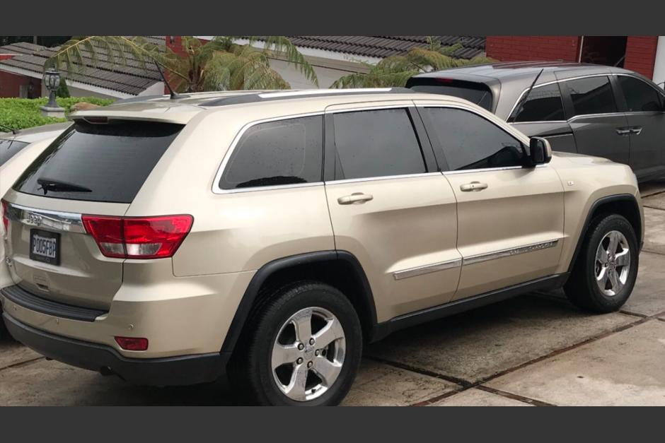 El carro fue robado a la dueña en un local comercial en la zona 15. (Foto: cortesía/Soy502)&nbsp;