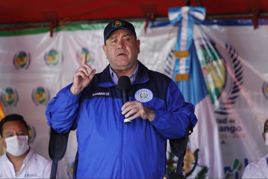 El presidente Alejandro Giammattei viaj&oacute; a Concepci&oacute;n Chiquirichapa, Quetzaltenango. (Foto: Archivo/Soy502)