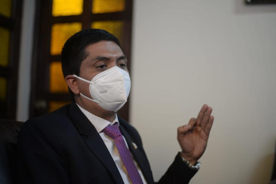 Mynor Moto fue electo por el Colegio de Abogado como magistrado titular de la CC, pero hay procesos legales pendientes que le impiden asumir el cargo. (Foto: Wilder López/Soy502)