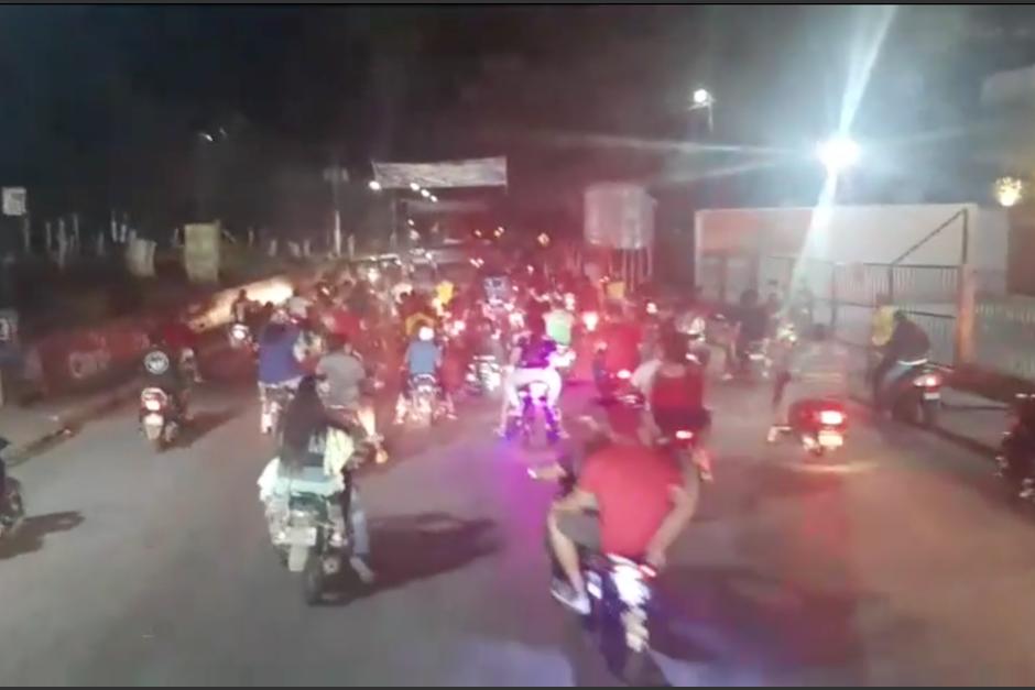 Guastatoya se encuentra en alerta anaranjada, pero está cerca de subir a roja en el semáforo del Covid-19. (Foto: captura de pantalla)