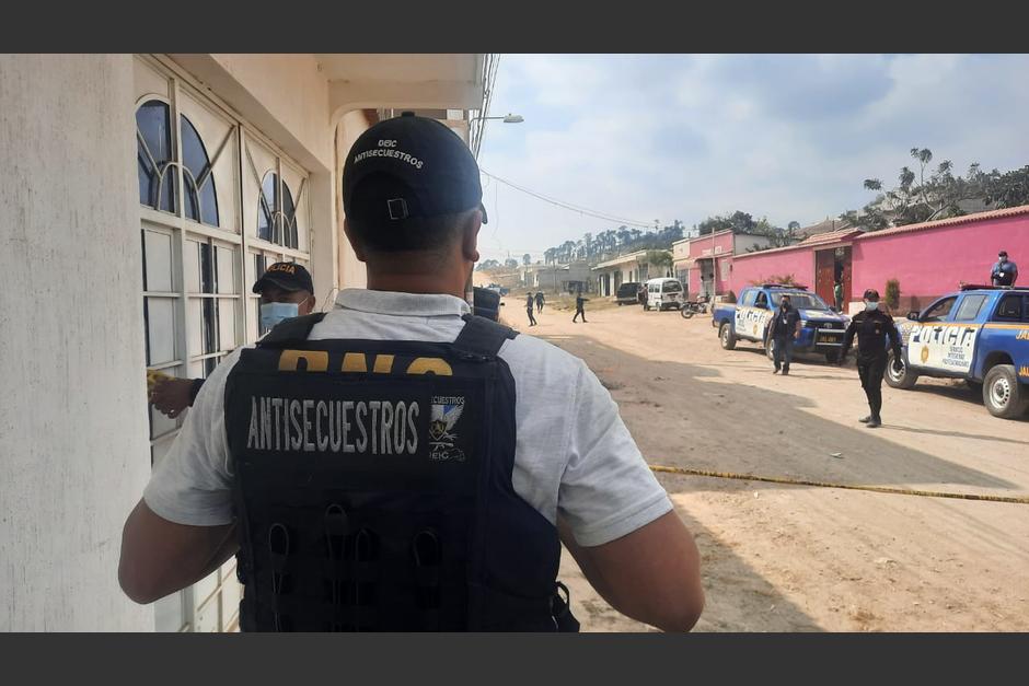 La PNC liber&oacute; a una mujer que estaba secuestrada. (Foto: PNC)&nbsp;