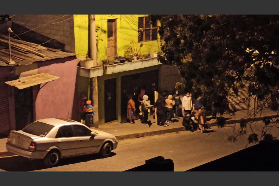 Vecinos de Nimajuyú denunciaron que un grupo de personas intentó invadir unos terrenos en esa zona. (Foto: PNC)&nbsp;