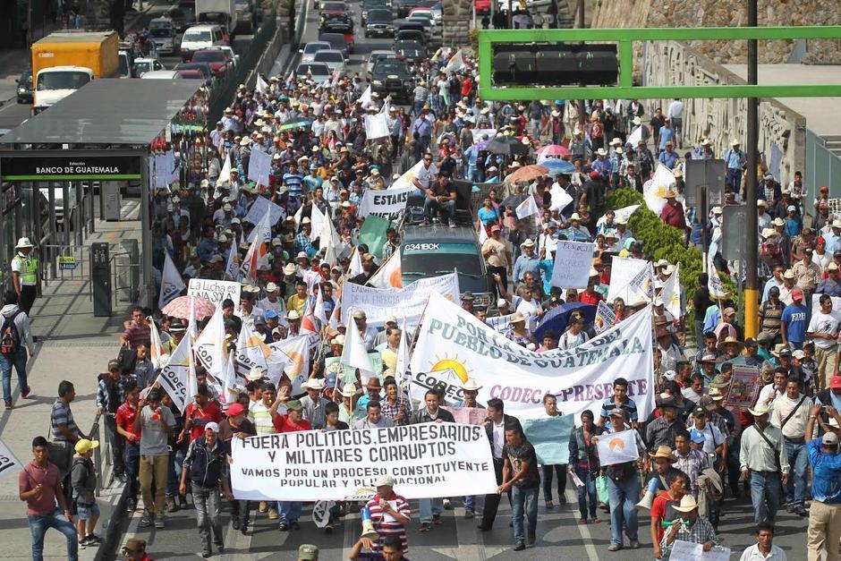 La protesta partirá de cuatro puntos rumbo al Centro Histórico. (Foto: Archivo/Soy502)