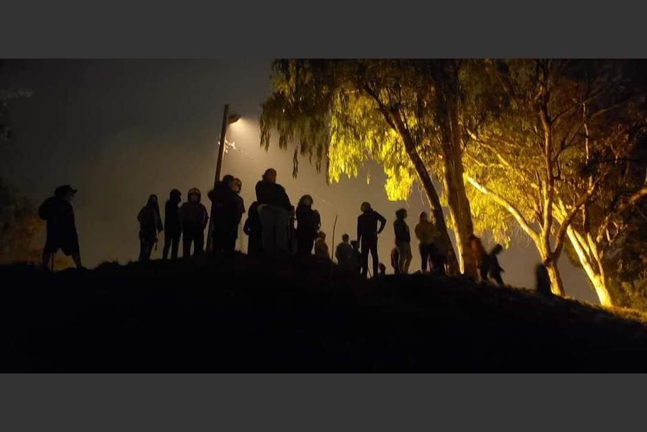Vecinos de Nimajuyú, en zona 21, se organizaron para evitar invasión en ese sector. (Foto: Nimajuyú Uno)