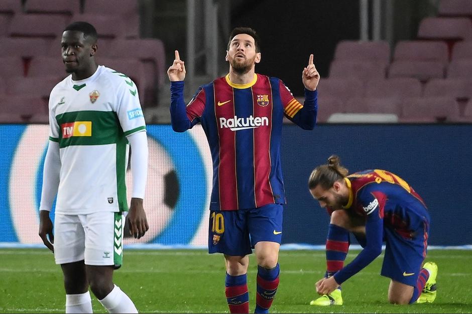 Lionel Messi aportó con sus goles con los que se convirtió en el goleador de LaLiga. (Foto: AFP)