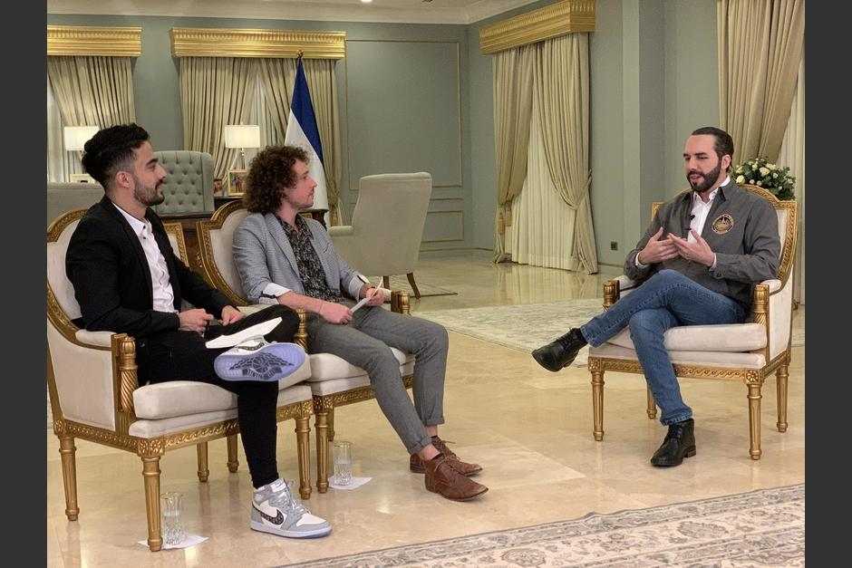 El encuentro tuvo lugar la noche del 27 de febrero en la Casa Presidencial de El Salvador. (Foto: Juan Bartheau)