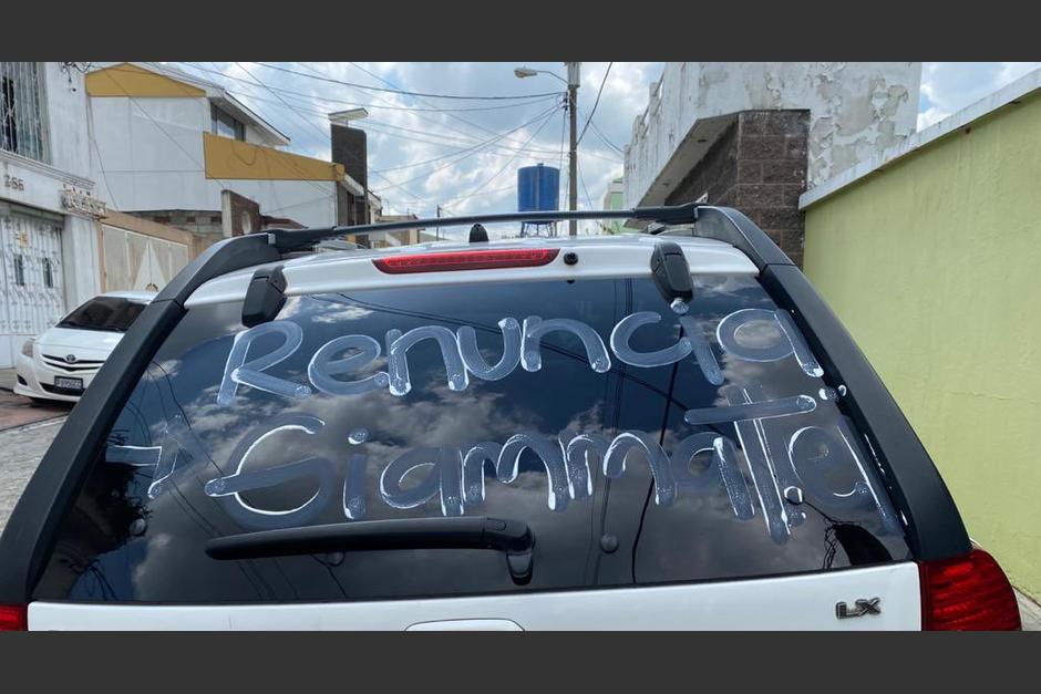 Proponen campaña para exigir la renuncia del presidente Alejandro Giammattei. (Foto: Cortesía)