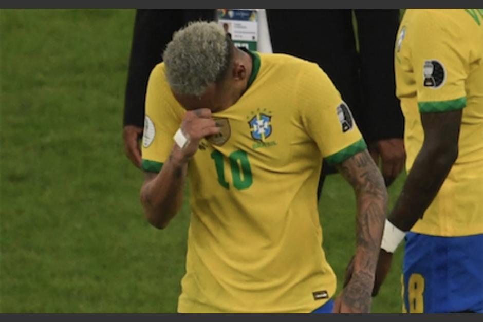 Neymar quedó devastado luego de perder la Copa América. (Foto: AFP)