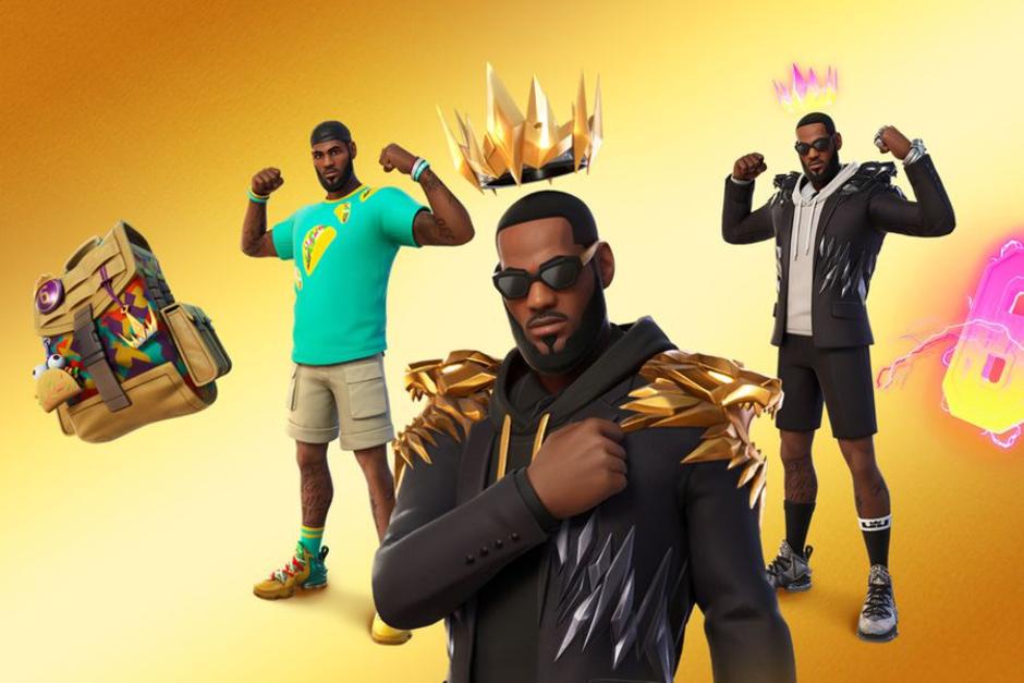 LeBron James llega a Fornite. (Foto:La tercera)