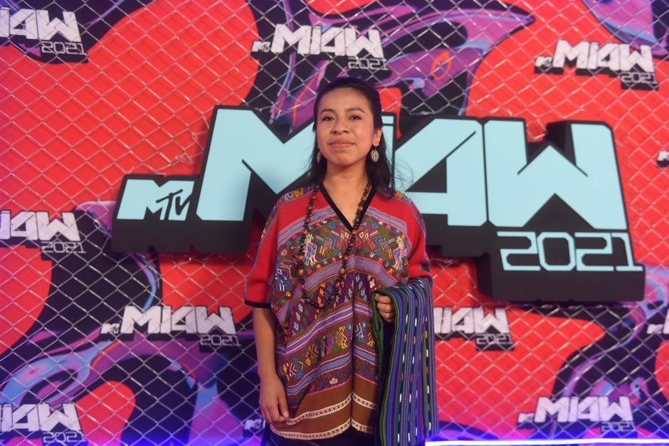 Sara Churruchich se convirtió en la primera guatemalteca en ganar en ser ganar el premio MTV Transforma MIAW 2021. (Foto: Sara Curruchich)