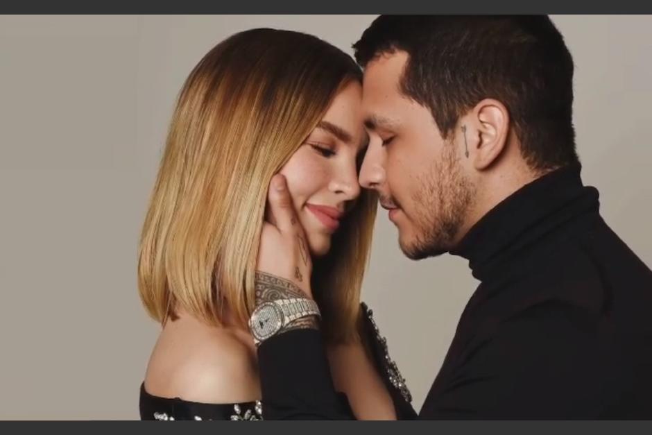 Christian Nodal y Belinda se comprometieron en mayo. (Foto: Instagram)