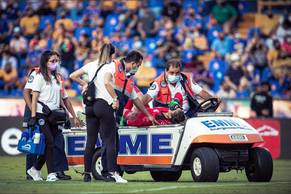 Fernanda Tarango, portera del Mazatl&aacute;n femenil se rompi&oacute; la pierna en el inicio de la Liga Femenil de M&eacute;xico. (Foto: Mazatl&aacute;n Femenil)