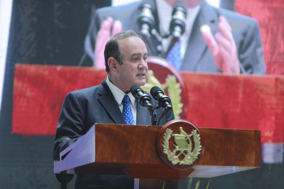 El presidente Alejando Giammattei particip&oacute; en la inauguraci&oacute;n de un nuevo Intecap en Villa Nueva. (Foto: Presidencia)