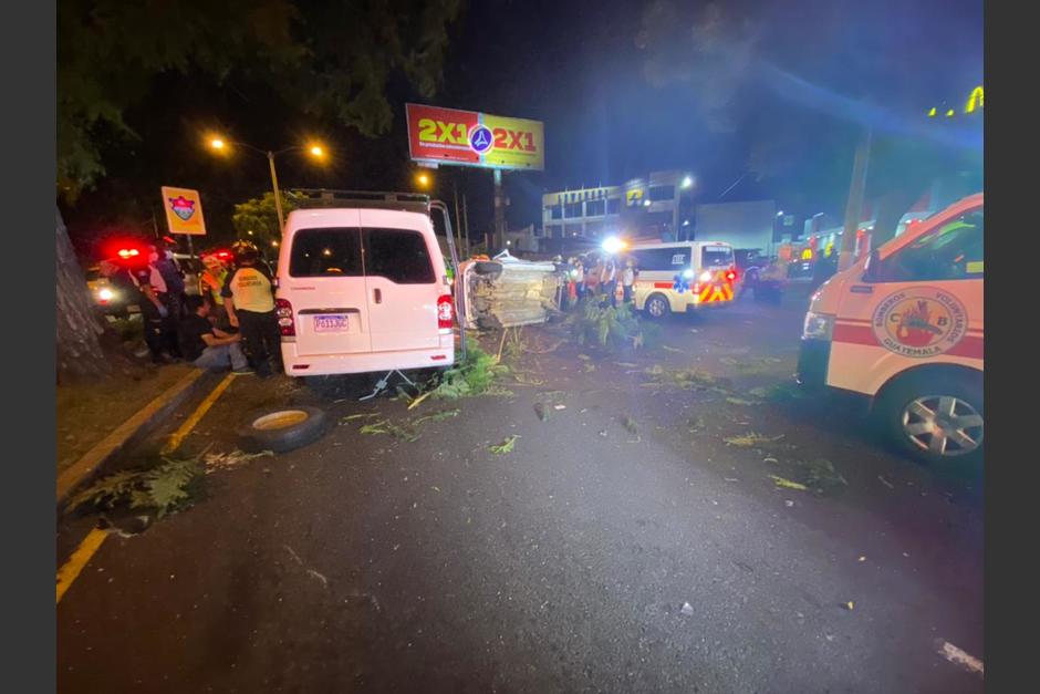 El accidente qued&oacute; grabado en video. (Foto: CBV)&nbsp;