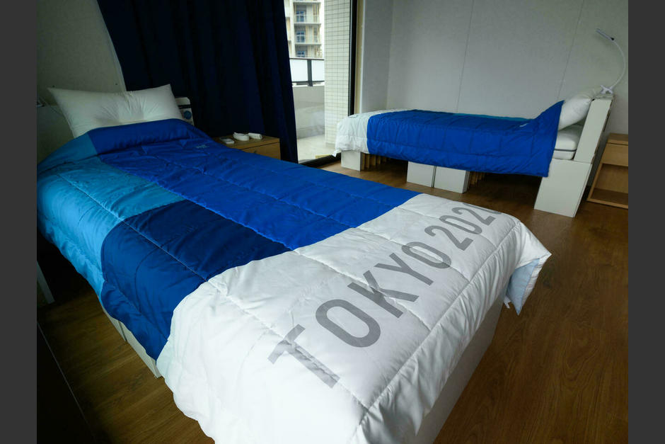 Las camas han causado sensación en redes sociales. (Foto: AFP)&nbsp;