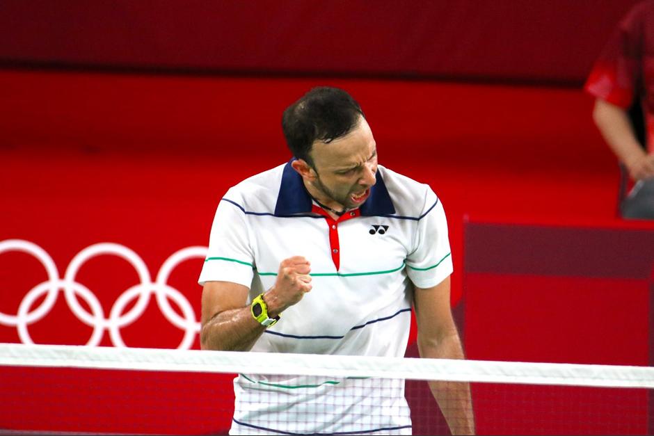 El guatemalteco ganó en su debut en los Juegos de Tokio. (Foto: COG)&nbsp;