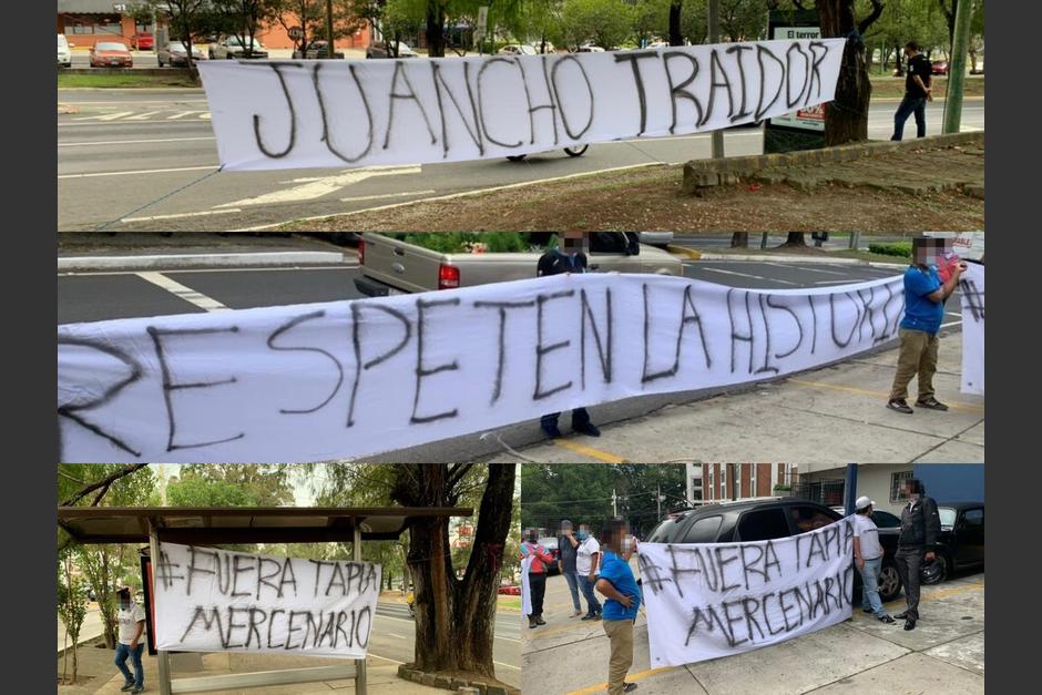 Aficionados de comunicaciones manifiestan su rechazo a las decisiones de la directiva. (Foto: Facebook Ultra Sur)