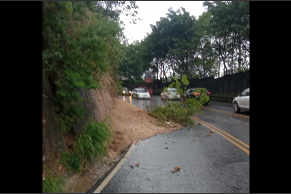 El derrumbe afecta el tramo que conecta con Boca del Monte. (Foto: PMT)&nbsp;