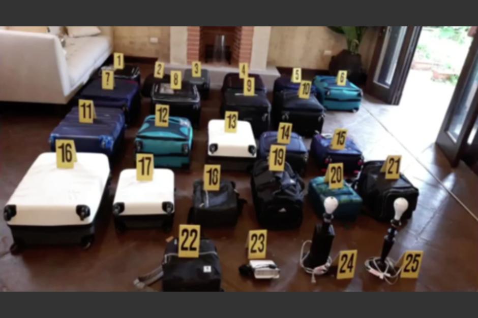 En la casa se encontraron 22 maletas que guardaban el efectivo. (Foto: archivo)&nbsp;