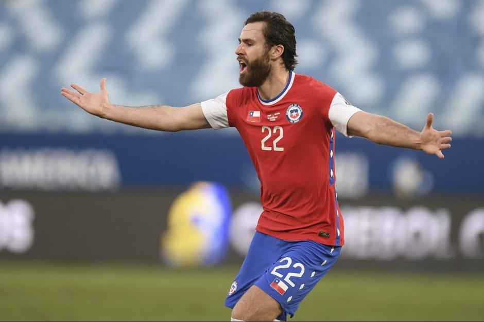 Ben Brereton anotó el gol de la victoria de Chile en la Copa América contra Bolivia. (Foto: AFP)