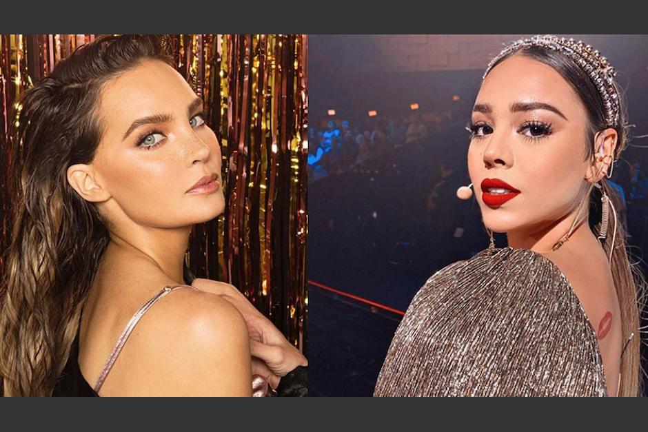 Belinda y Danna Paola se hicieron tendencia por lucir un mismo atuendo. (Foto: Instagram)