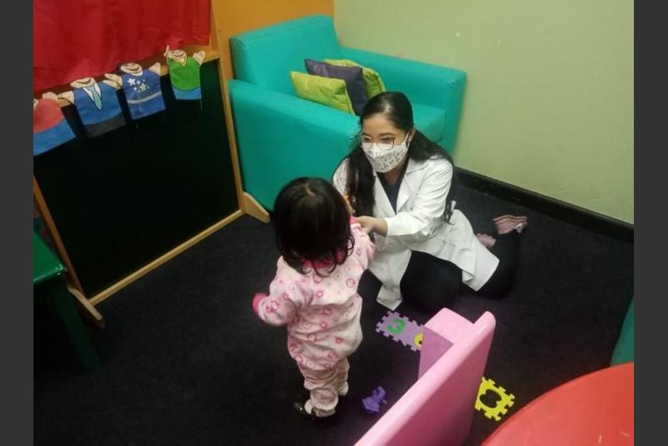 La ni&ntilde;a de a&ntilde;o y medio pudo ser rescatada del ambiente agresor que viv&iacute;a con su mam&aacute;. (Foto: MP)&nbsp;