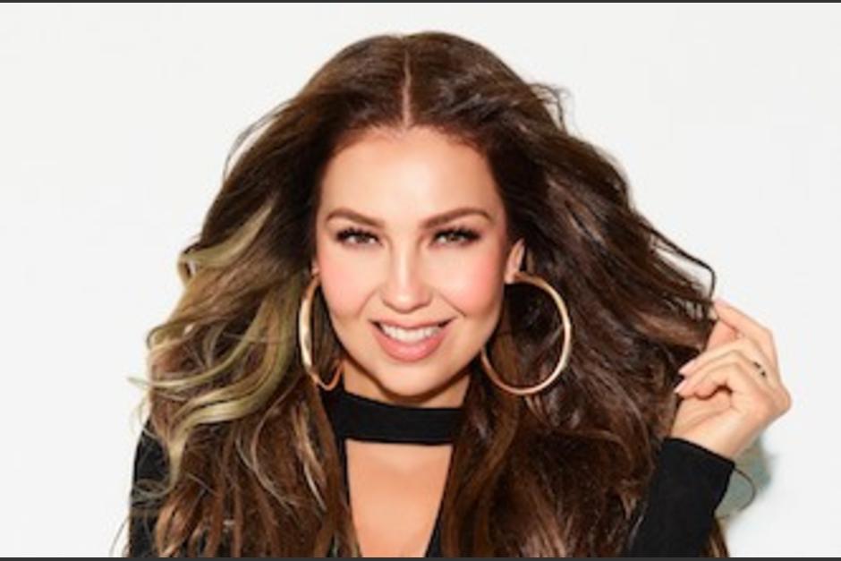 La cantante mexicana, Thal&iacute;a, presume lo grande que est&aacute; su primog&eacute;nita. (Foto: Billboard)