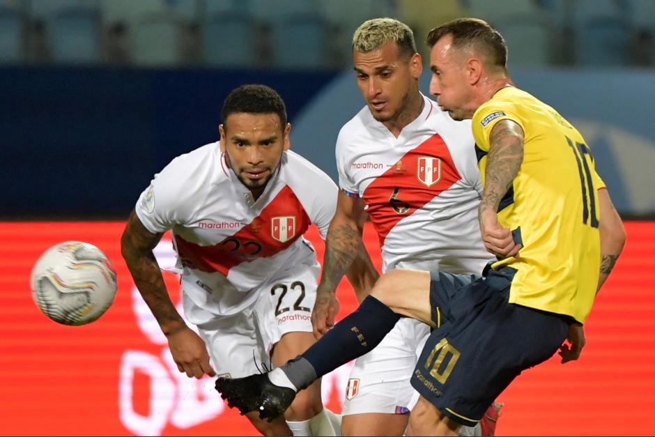 El aguerrido Perú empató a Ecuador que iba ganando al primer tiempo. (Foto: AFP)
