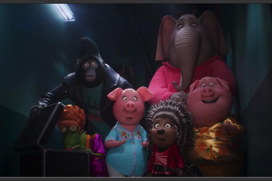 El musical animado llega cargado con una gran cantidad de temas sorprendentes. (Foto: Illumination)