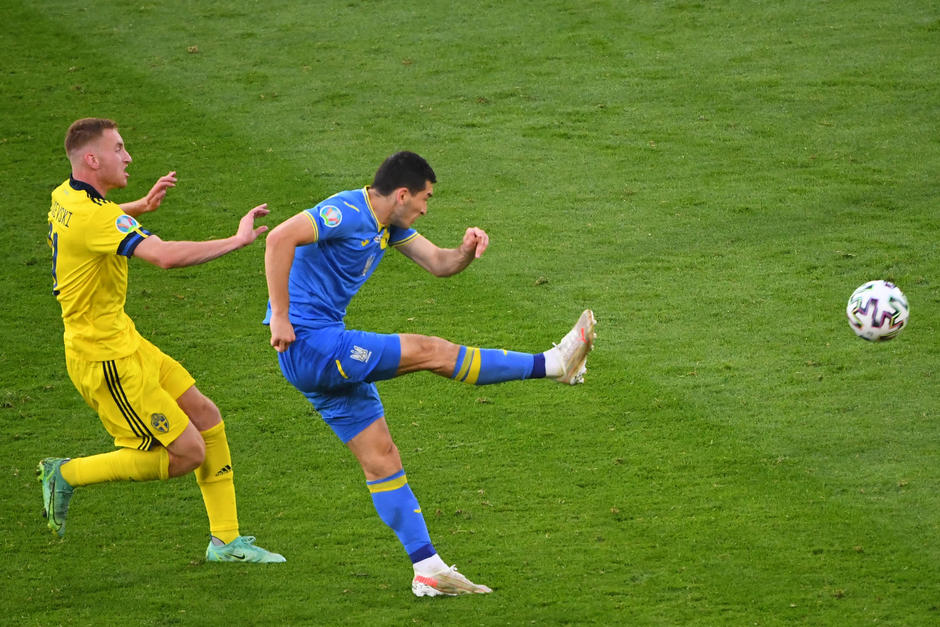 Suecia se clasificó de último minuto a los cuartos de final tras vencer a Suecia en tiempos extras. (Foto: Euro 2020)