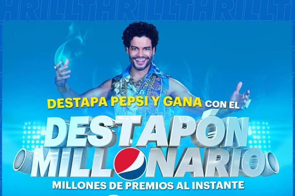 A partir del 12 de julio, Guatemala podrá vivir la emoción de los programas de TV junto a Yordi Rosado. (Imagen cortesía: Pepsi)