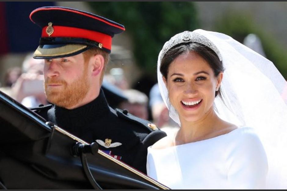 Foto de archivo de la boda del Pr&iacute;ncipe Harry y Meghan Markle, en mayo de 2018. (Foto: AFP)