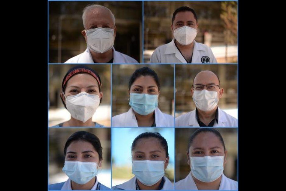 Ellos son los m&eacute;dicos y enfermeras que se enfrentaron al Paciente Cero de Covid-19 en Guatemala. (Foto: Wilder L&oacute;pez/Soy502)