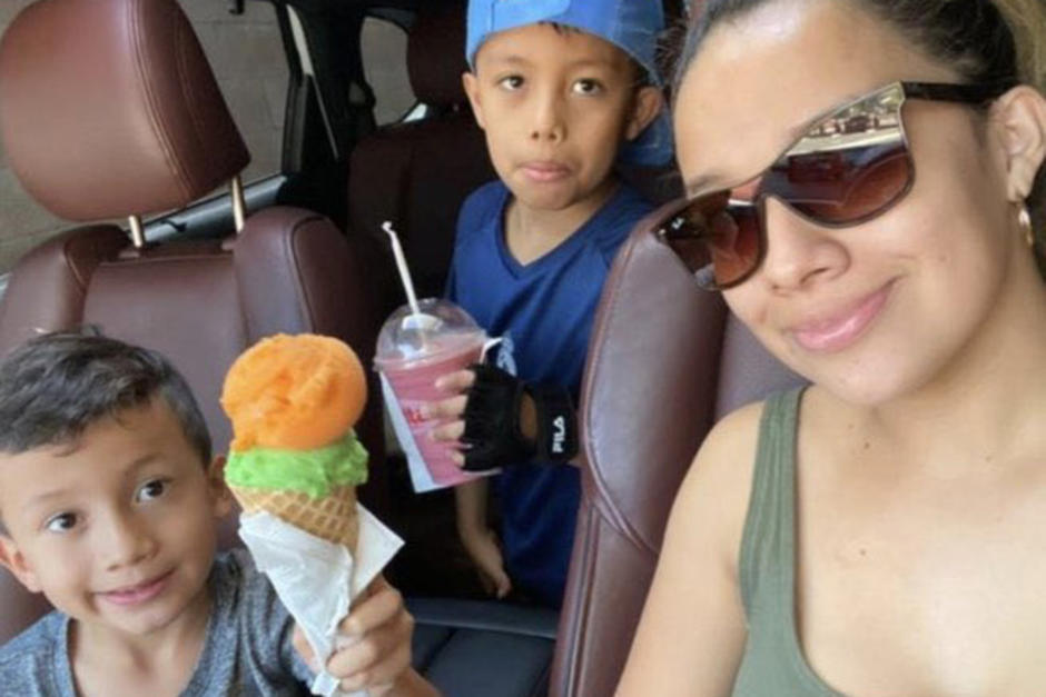 Luisa Fernanda Sarceño de Gómez fue vista por última vez el 12 de marzo. Iba acompañada de sus dos hijos: Walter Emilio y Pablo Alexander. (Foto: Redes sociales)