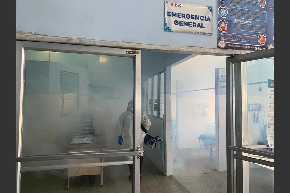 Hospital de San Marcos colapsa área de atención por covid19