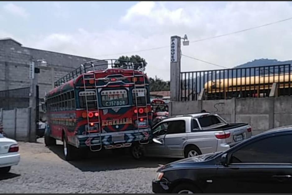 El incidente ocurri&oacute; a inmediaciones del mercado de Antigua Guatemala durante este lunes 22 de marzo. (Foto: Sistema Informativo Noticioso)