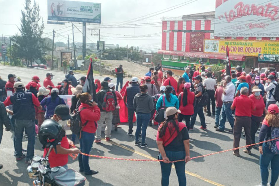 Los manifestantes realizarán una caminata por la calzada Roosevelt y enfilarán hacia la zona 1 de Guatemala. (Foto: Municipalidad de Mixco)