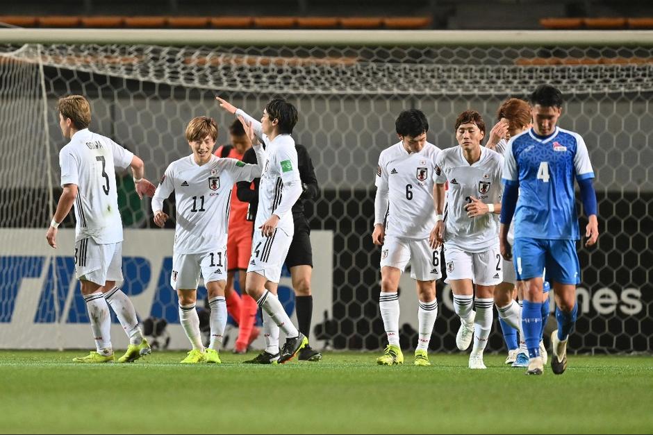 Jap&oacute;n no tuvo piedad de la selecci&oacute;n de Mongolia que poco pudo hacer para detener a la delantera nipona. (Foto: AFP)