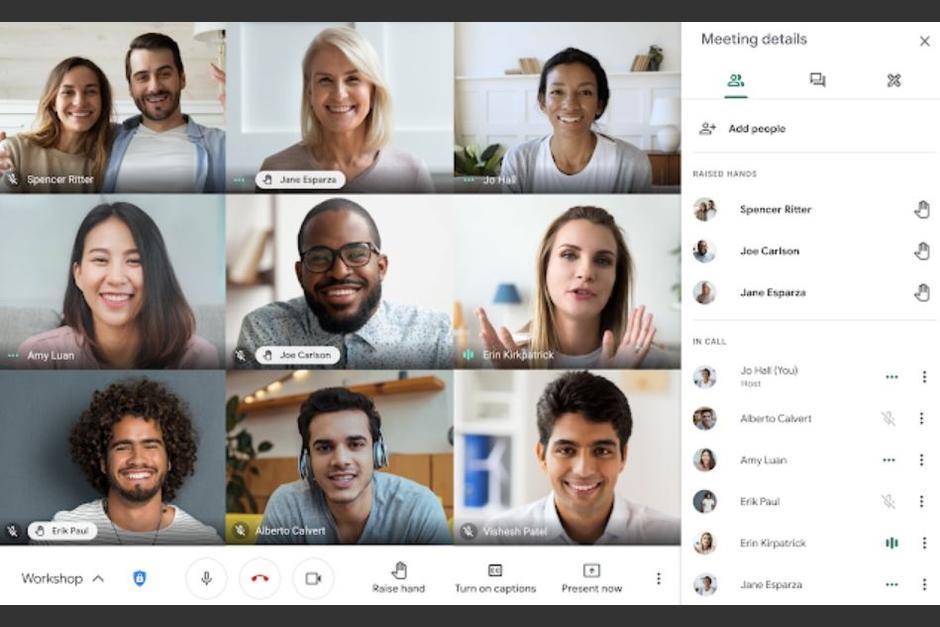 Google Meet es uno de los servicios de llamadas para reuniones en l&iacute;nea m&aacute;s usados por la pandemia. (Foto: DPA)