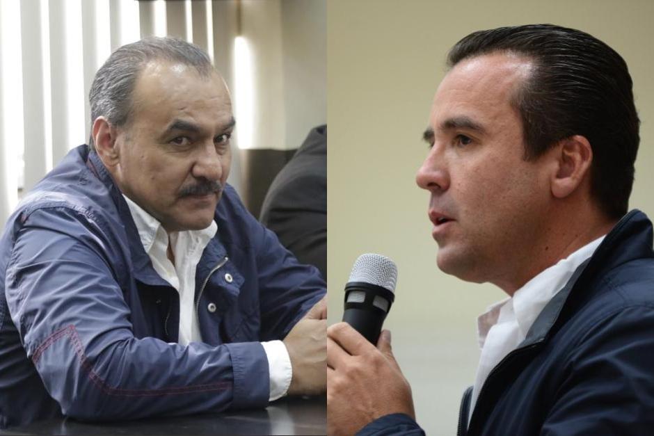 Jaime Aparicio pagó sobornos a Alejandro Sinibaldi. (Fotos: archivo/Soy502)&nbsp;