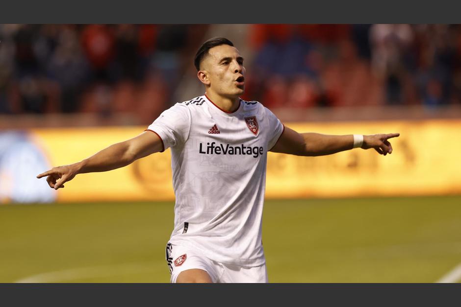 Rubio Rub&iacute;n marc&oacute; un espectacular gol en el juego del Real Salt Lake contra San Jose Earthquakes. (Foto: Real Salt Lake)