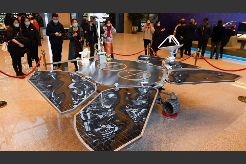 &nbsp;La sonda, que lleg&oacute; en febrero a la &oacute;rbita de Marte, est&aacute; compuesta de tres elementos, entre ellos un aterrizador que se posar&aacute; en las pr&oacute;ximas horas. (Foto: AFP)