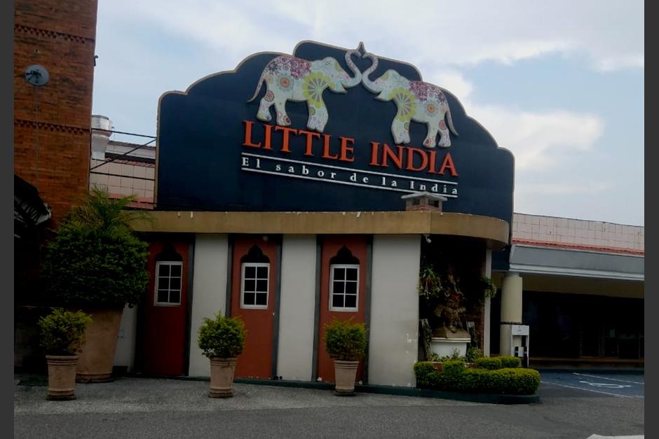 El restaurante Little India se ubica dentro del centro comercial Gourmet Center, en la zona 10. (Foto: Jessica Gramajo/Soy502)