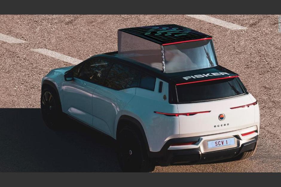 Modelo del "Papamovil" presentado al Vaticano. (Foto: Fisker Ocean)