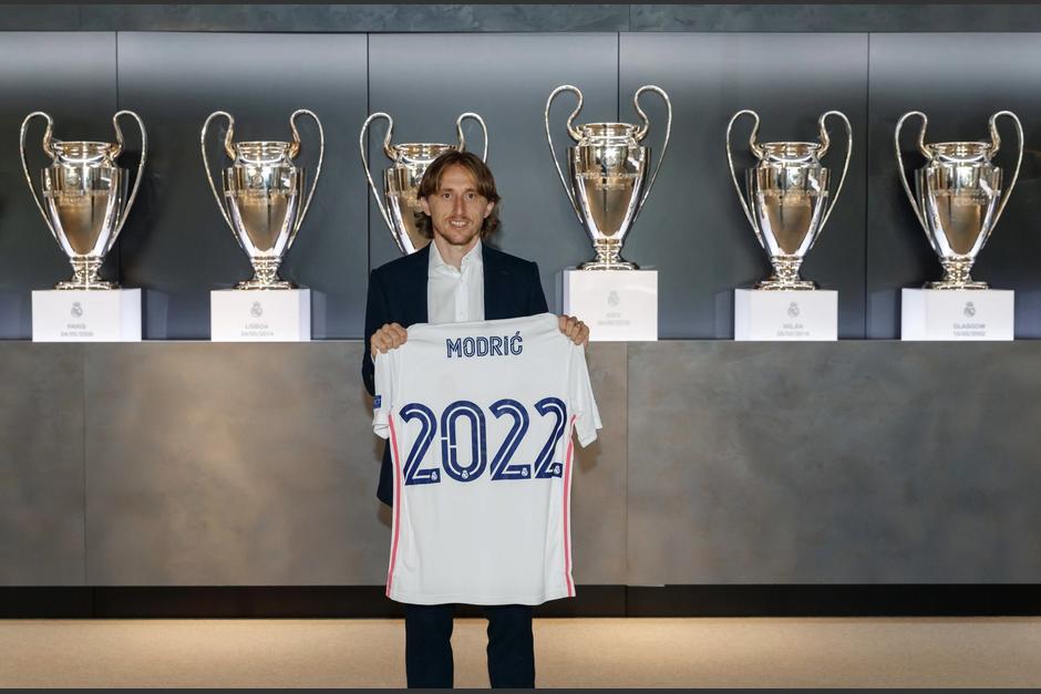 Luka Modric renovó su contrato con el Real Madrid hasta el siguiente año. (Foto: Real Madrid)
