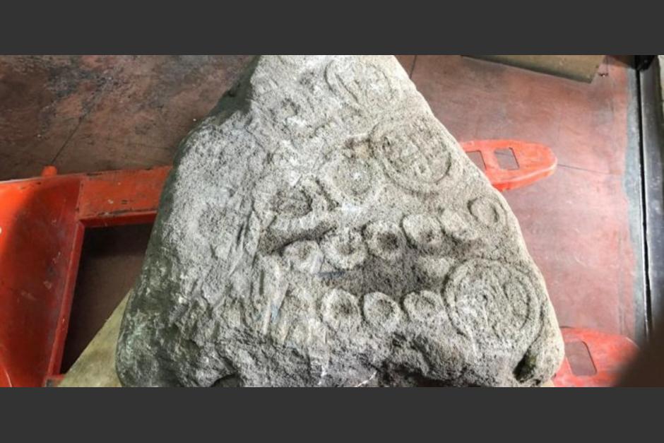 La pieza arqueol&oacute;gica fue encontrada en una vivienda de la zona 13. (Foto: Ministerio de Cultura y Deportes)