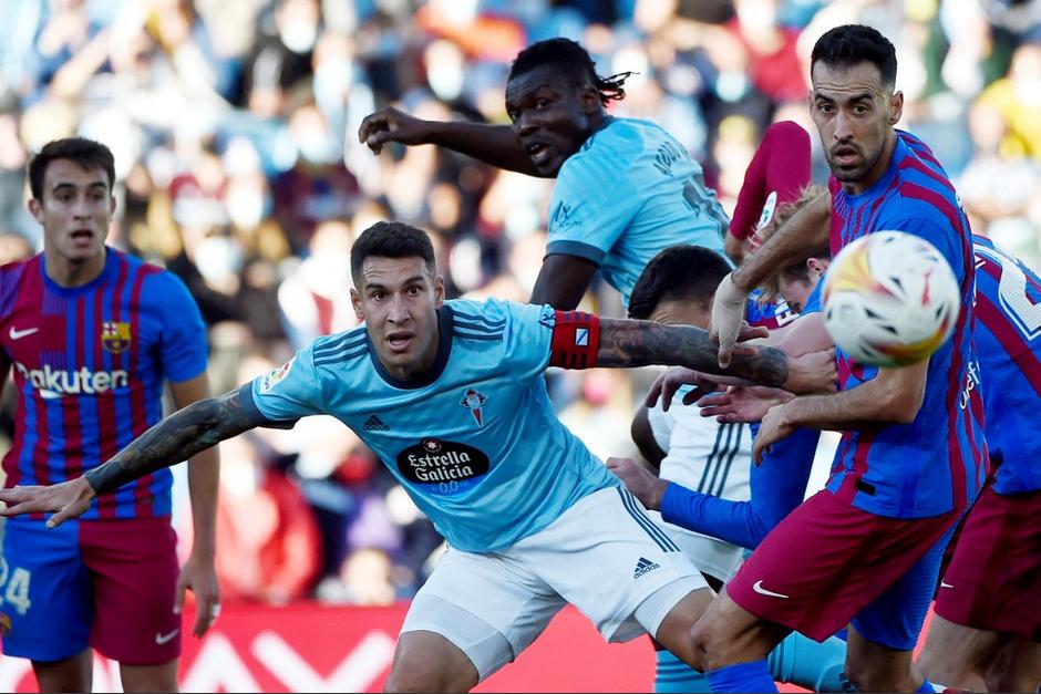 El Barcelona empata de visita ante el Celta Vigo. (Foto: AFP)