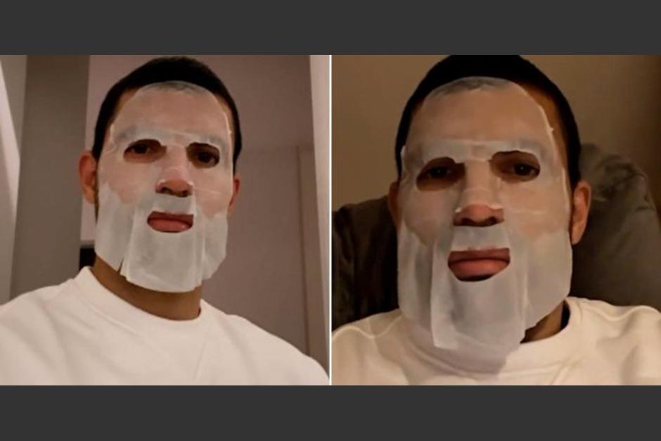 El deportista se someti&oacute; a un tratamiento facial. (Foto: Instagram)