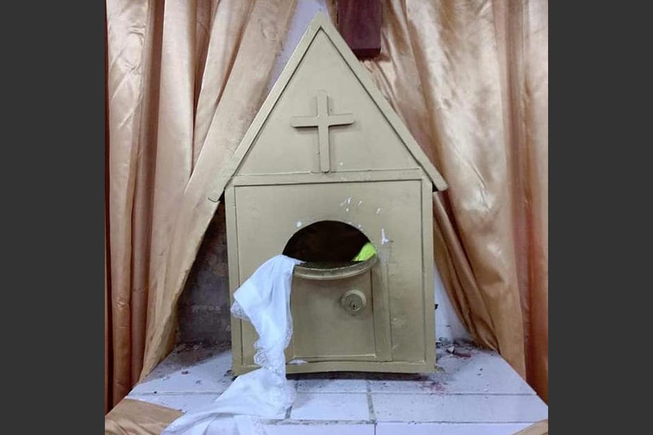 Denuncian robo del sant&iacute;simo sacramento en un oratorio en Morales Izabal. (Foto: Vicariato Apost&oacute;lico de Izabal)